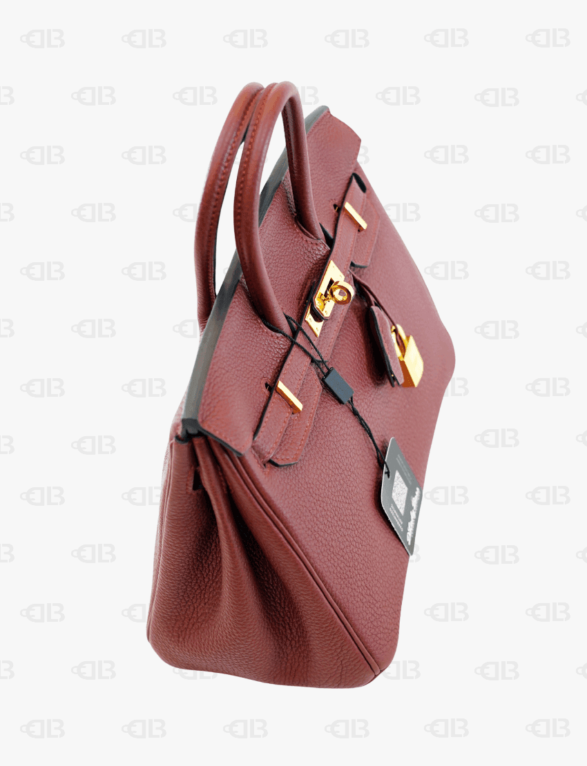 Hermès Birkin 25 Togo Leather Rouge Color Gold Hardware