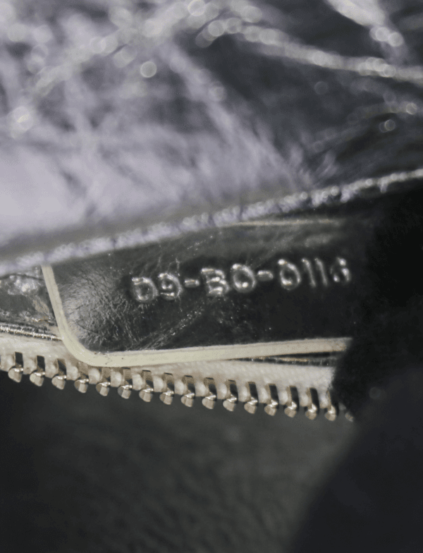 Dior Silver Leather Medium Diorama Shoulder Bag