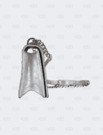 Dior Silver Leather Medium Diorama Shoulder Bag