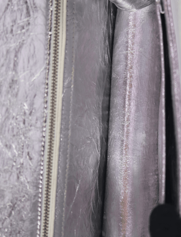 Dior Silver Leather Medium Diorama Shoulder Bag