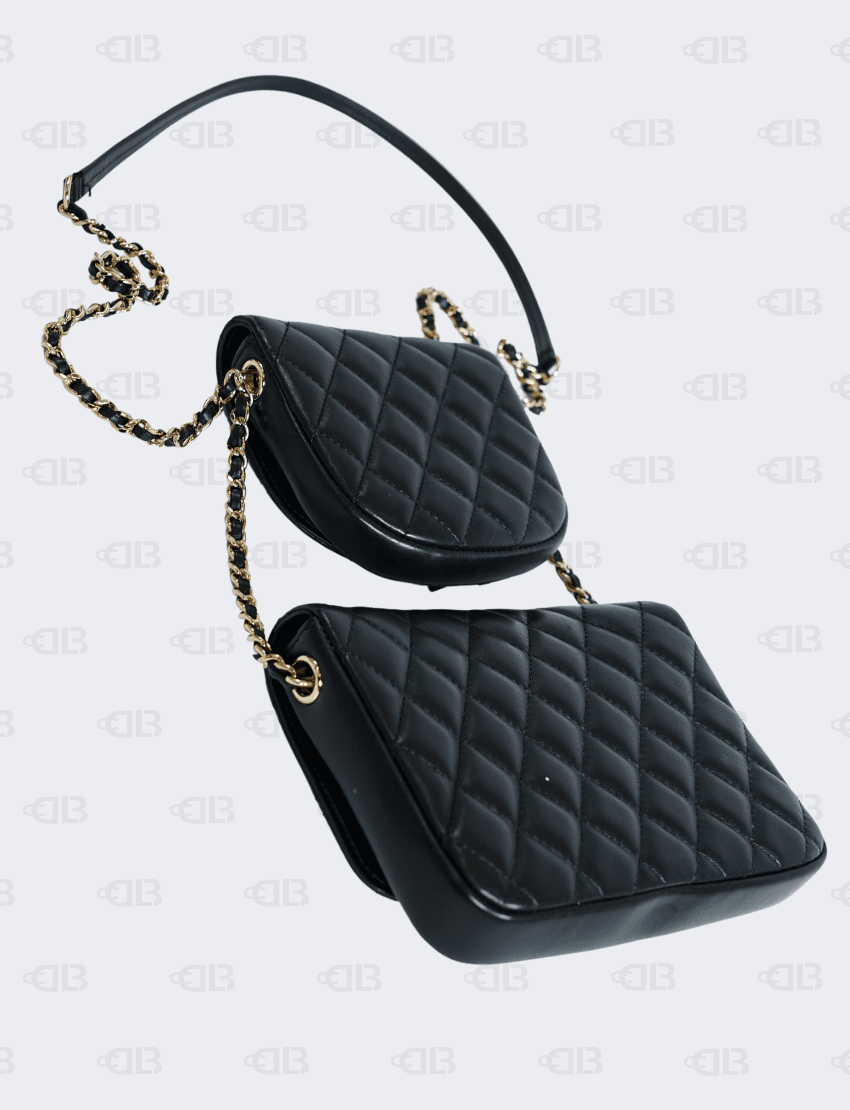 Chanel Black Twin Pack Flap Bag