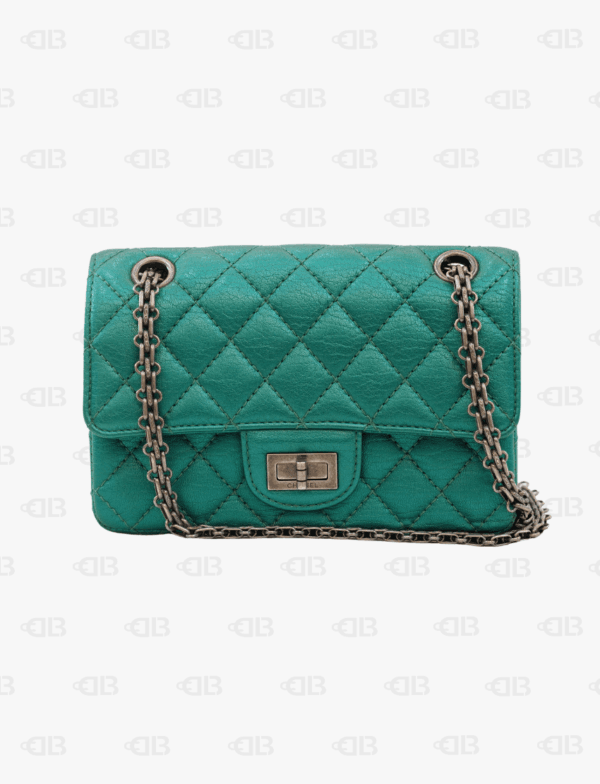 Chanel Reissue Green Metallic