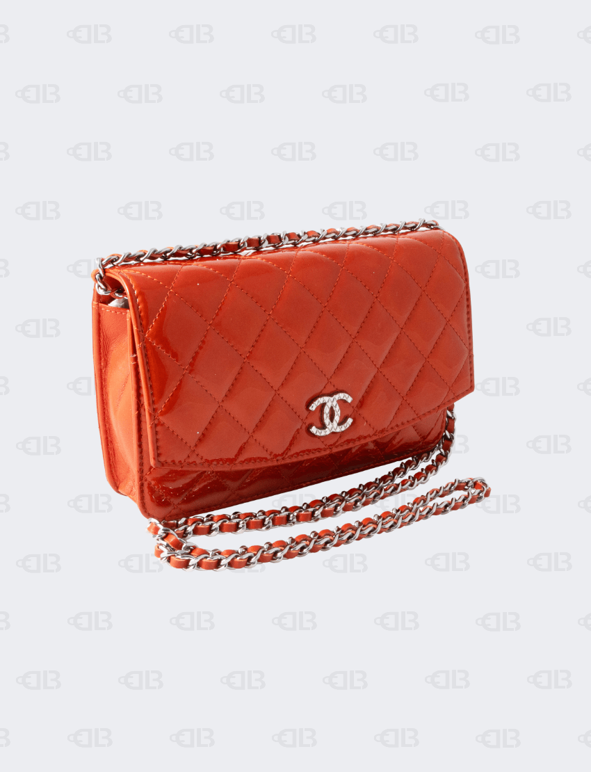 Chanel Wallet on Chain Orange