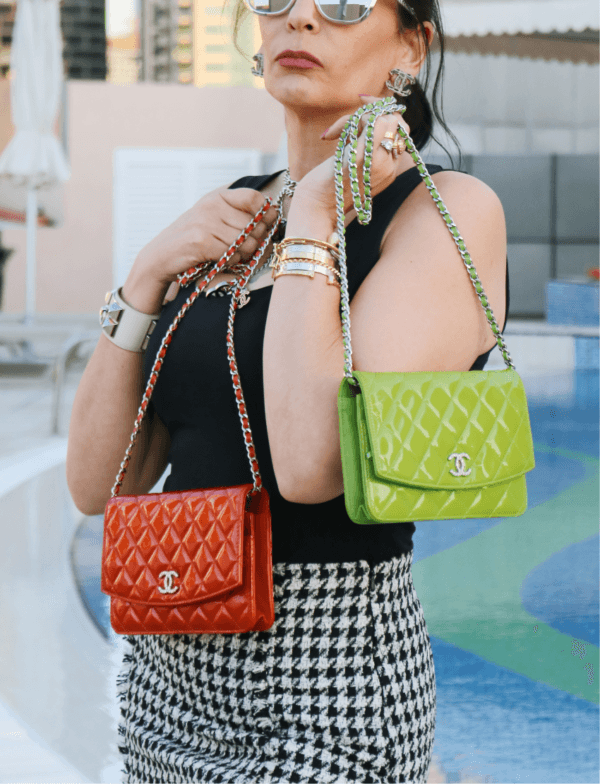 Chanel Wallet on Chain Orange