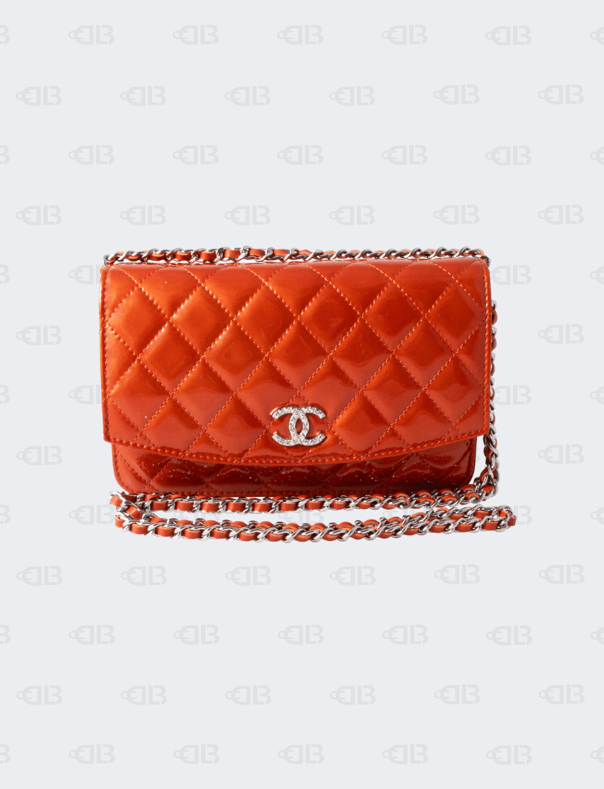 Chanel Wallet on Chain Orange