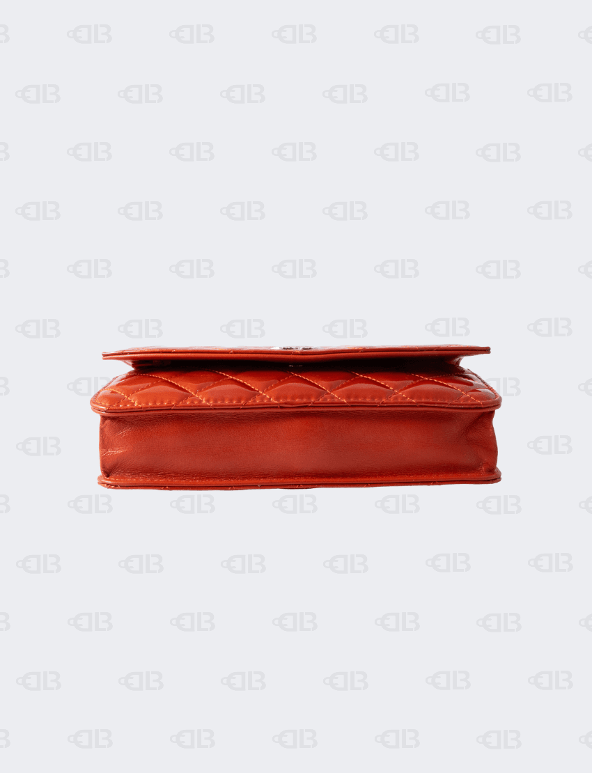 Chanel Wallet on Chain Orange