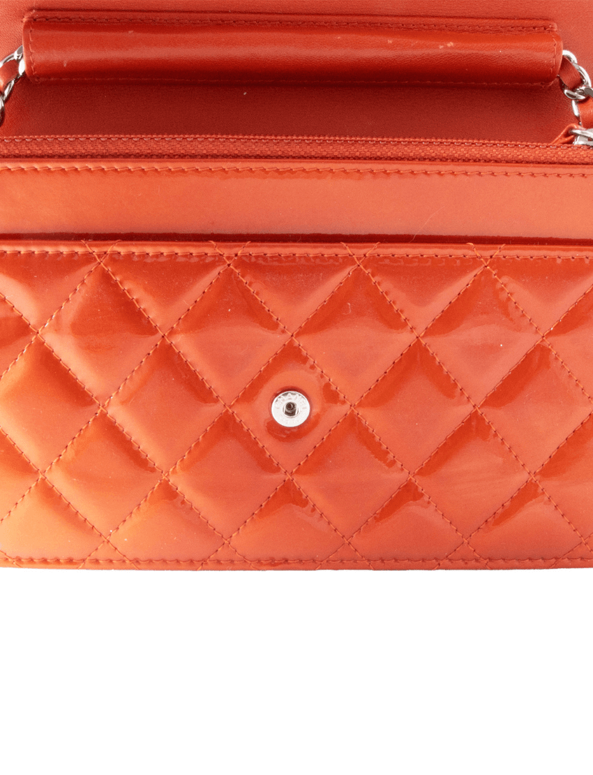 Chanel Wallet on Chain Orange