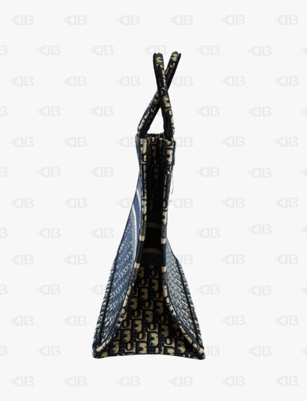 Dior Book Tote Large Ecru And Blue Dior Oblique