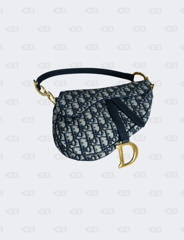Dior Oblique Jacquard Saddle Bag