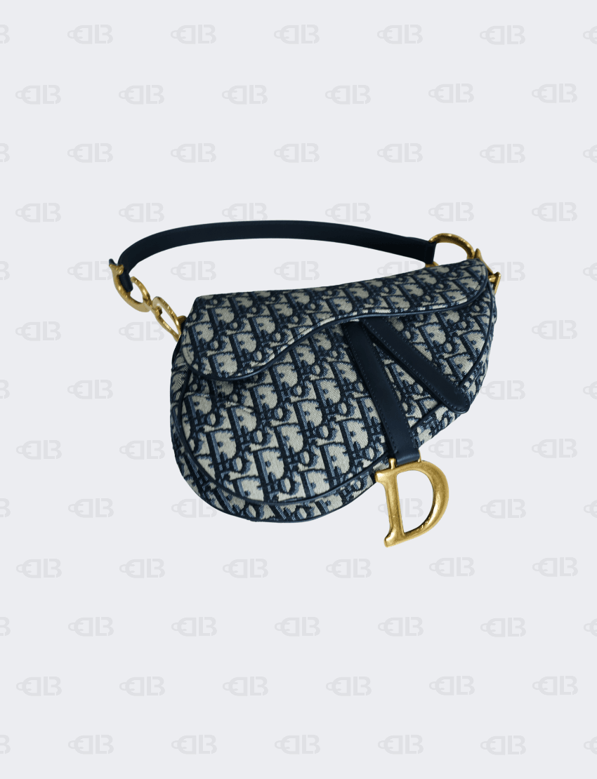 Dior Oblique Jacquard Saddle Bag