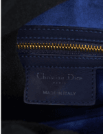 Dior Saddle Medium Calfskin Ultramatte Blue