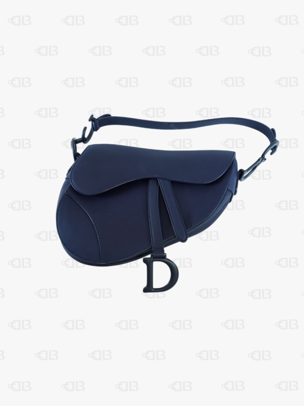 Dior Saddle Medium Calfskin Ultramatte Blue