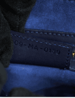 Dior Saddle Medium Calfskin Ultramatte Blue