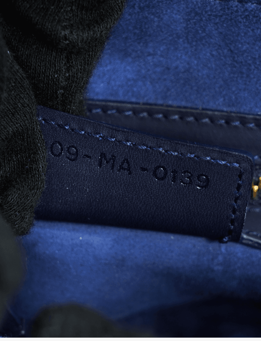 Dior Saddle Medium Calfskin Ultramatte Blue