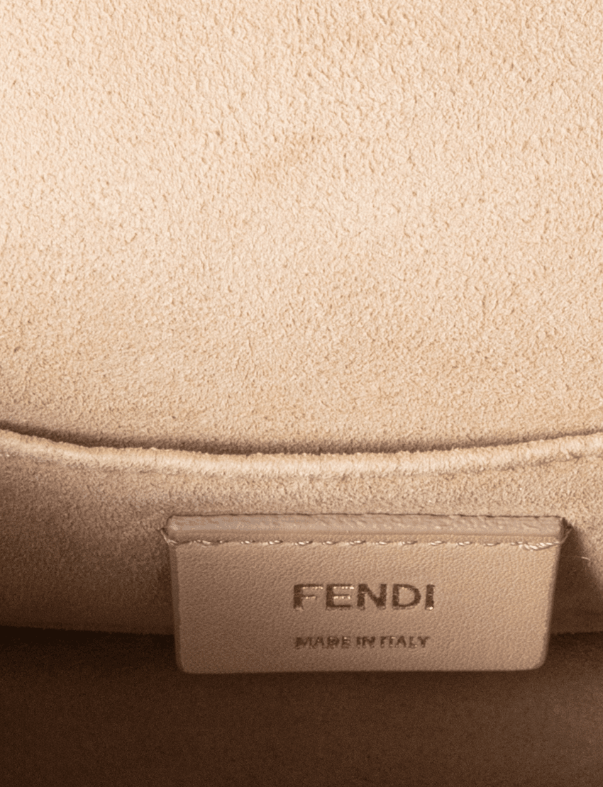 Fendi Kan I Scalloped Green Small Bag