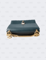Fendi Kan I Scalloped Green Small Bag