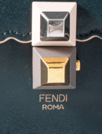 Fendi Kan I Scalloped Green Small Bag