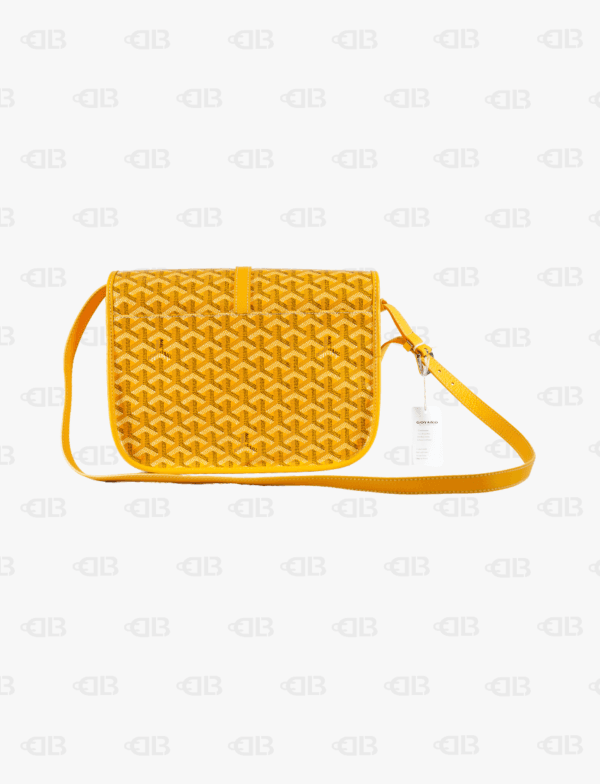 Goyardine Belvedere II PM Messenger Bag Yellow