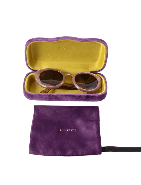 Gucci Round Pink Sunglasses