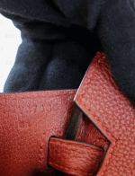 Hermès Birkin 25 Togo Leather Rouge Color Gold Hardware