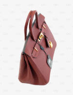 Hermès Birkin 25 Togo Leather Rouge Color Gold Hardware