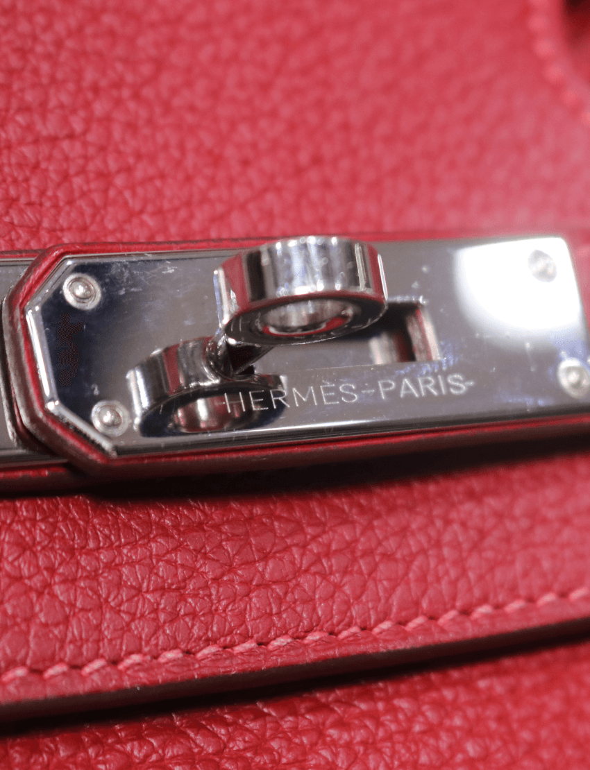 Hermes Birkin 30 Togo Leather Palladium Hardware