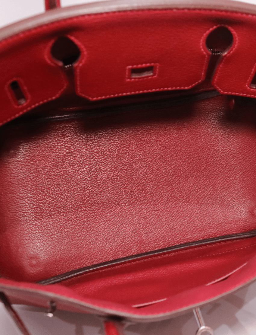 Hermes Birkin 30 Togo Leather Palladium Hardware
