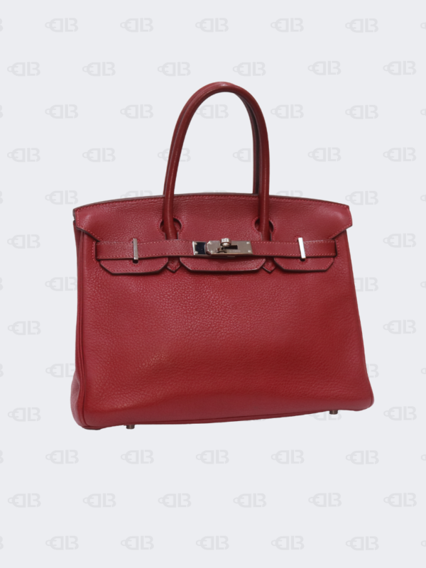 Hermes Birkin 30 Togo Leather Palladium Hardware