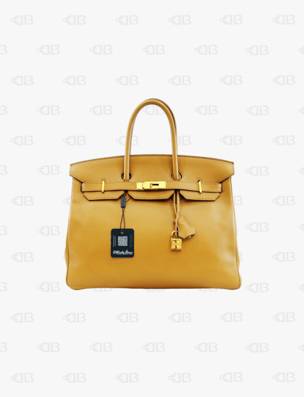 Hermès Birkin 35 Biscuit Color Swift Leather Gold Hardware
