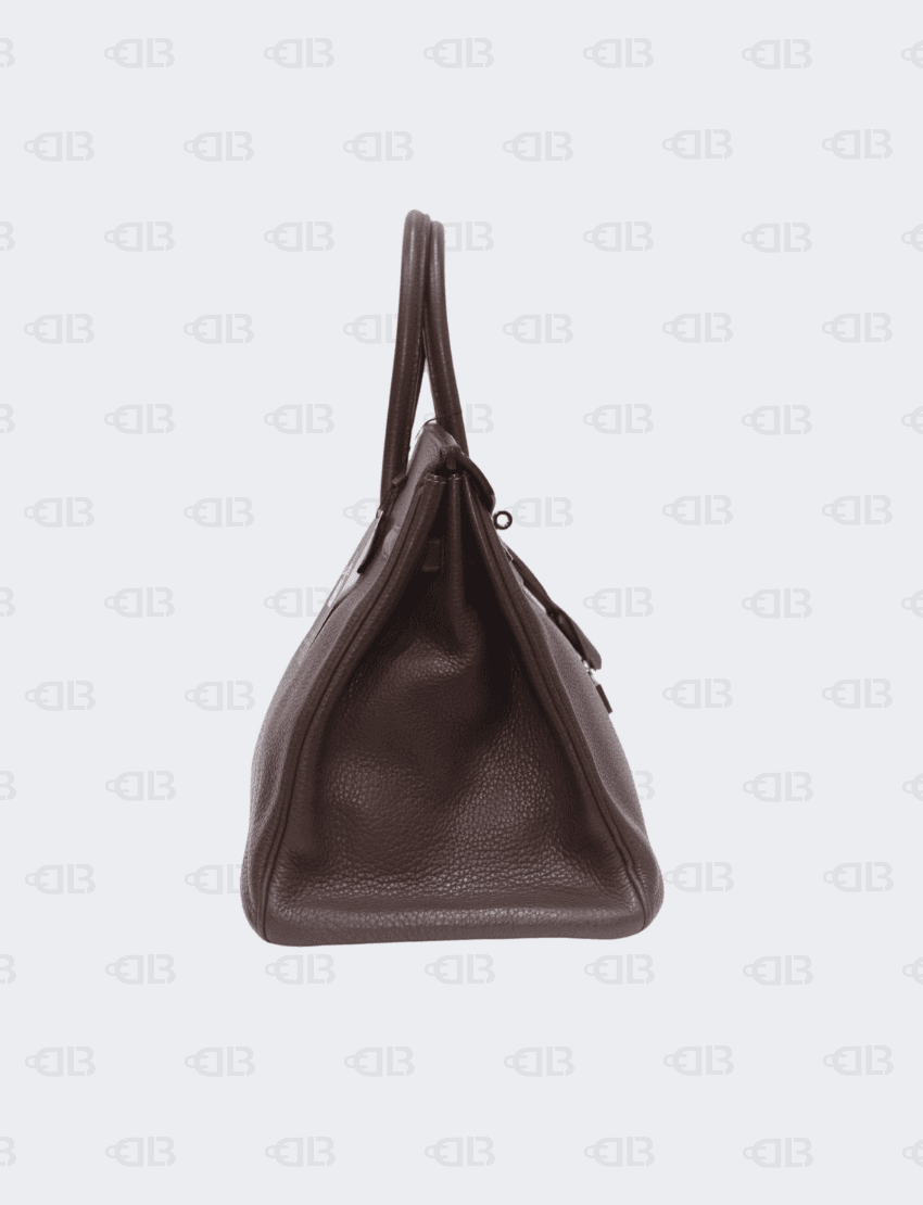 Hermes Birkin 35 Togo Leather Palladium Hardware