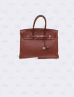 Hermes Birkin 35 Togo Leather Palladium Hardware