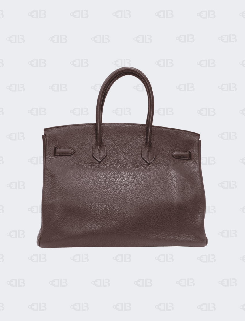 Hermes Birkin 35 Togo Leather Palladium Hardware