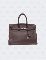 Hermes Birkin 35 Togo Leather Palladium Hardware