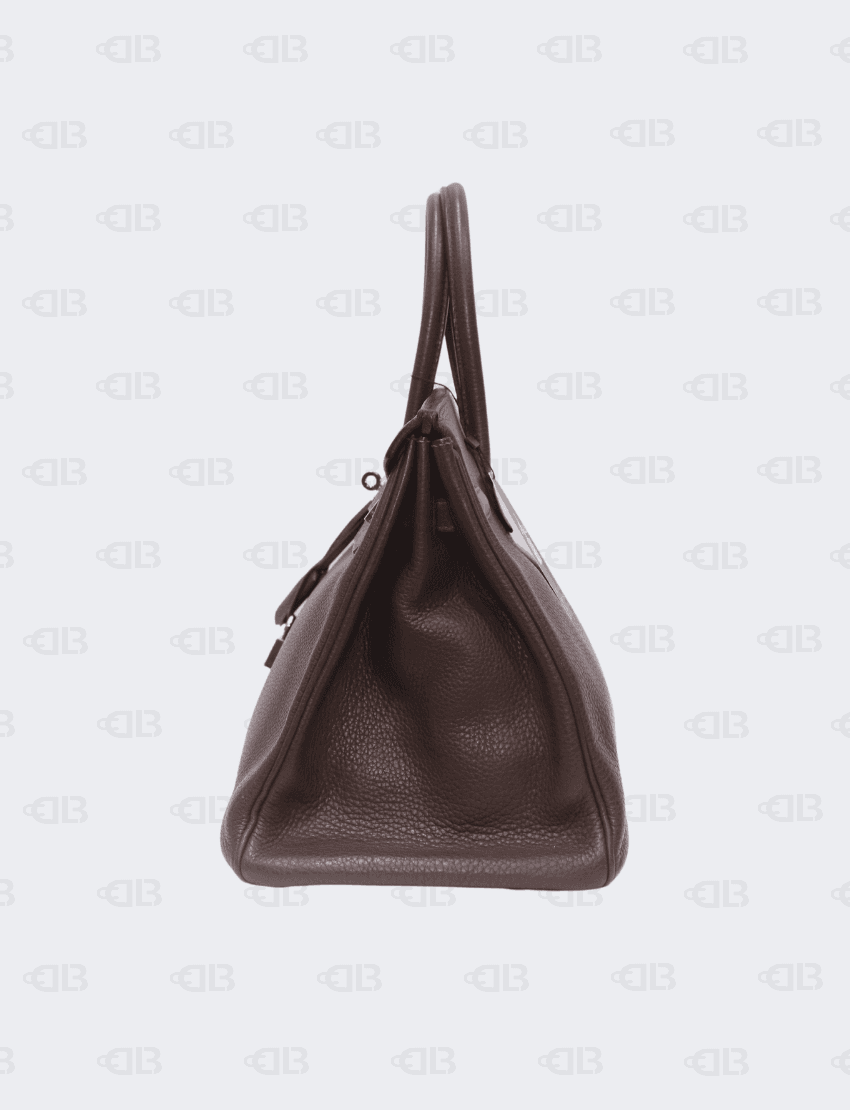 Hermes Birkin 35 Togo Leather Palladium Hardware