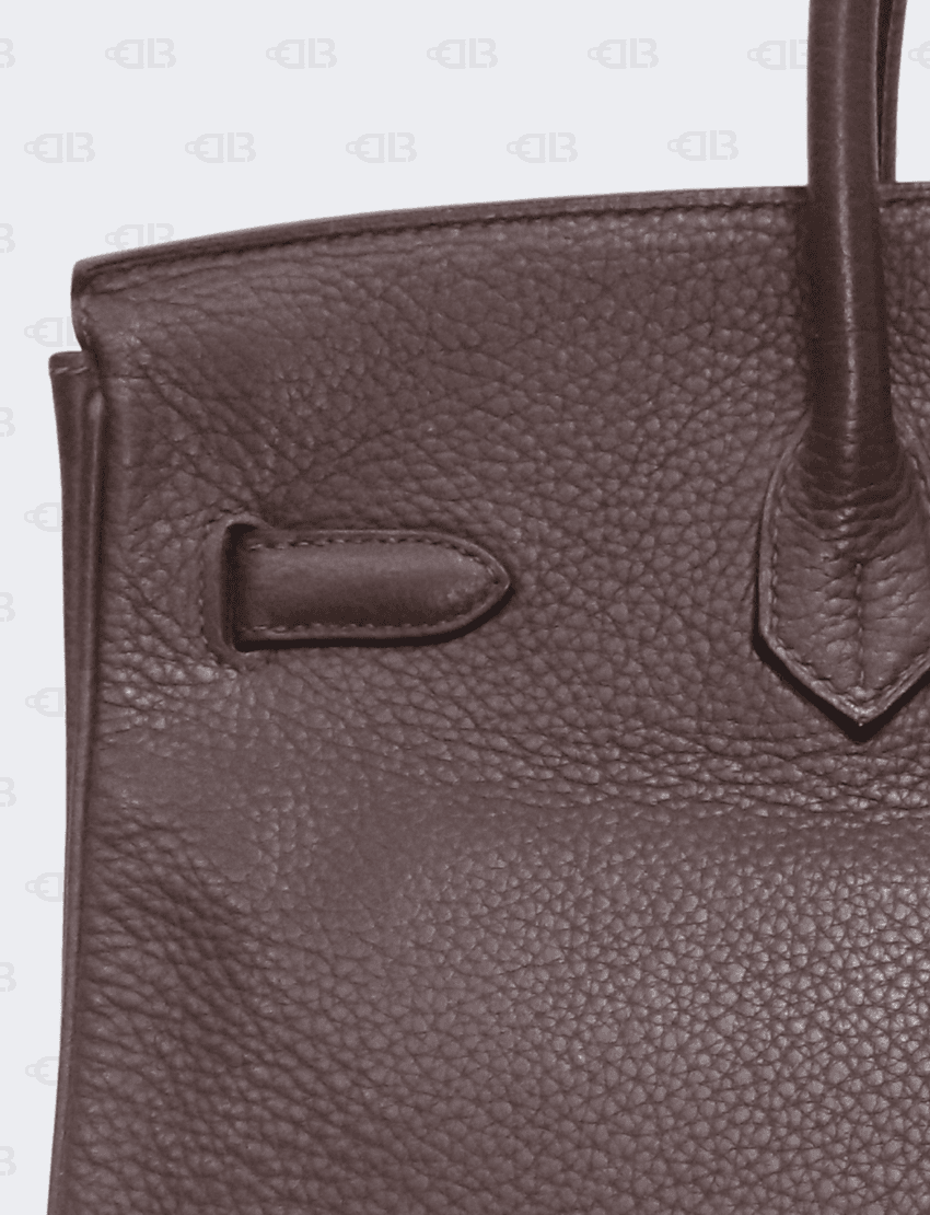 Hermes Birkin 35 Togo Leather Palladium Hardware