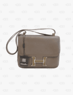 Hermès Constance 24 Etain Evercolor Limited Edition Swift Leather