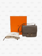 Hermès Constance 24 Etain Evercolor Limited Edition Swift Leather