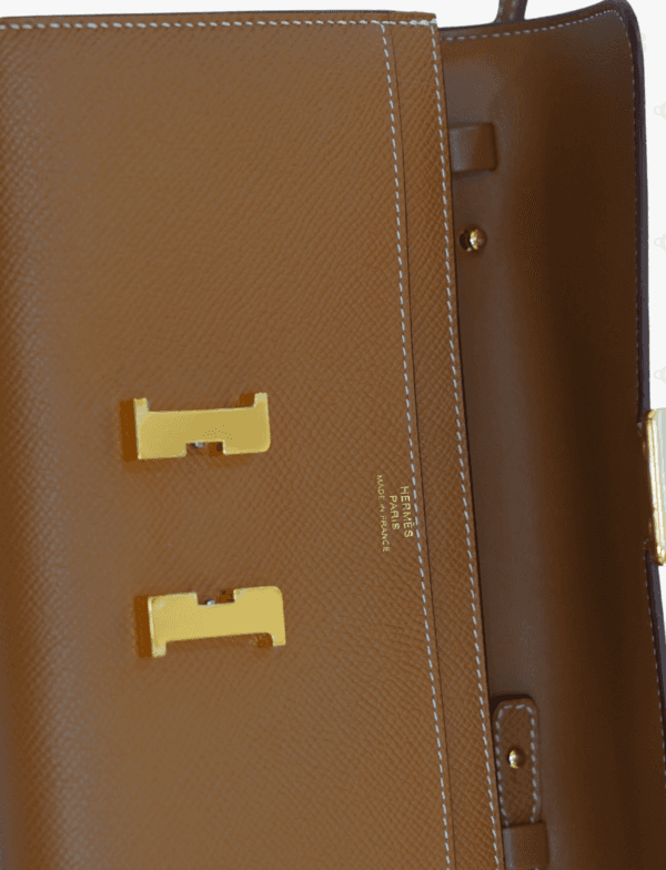 Hermès Epsom Constance Long Wallet To Go Gold
