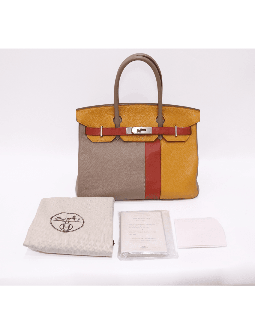 Hermes Jypsiere 28 Togo Leather Palladium Hardware