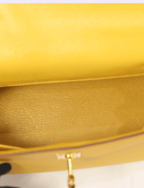 Hermes Kelly 25 Sellier Epsom Leather Gold Hardware