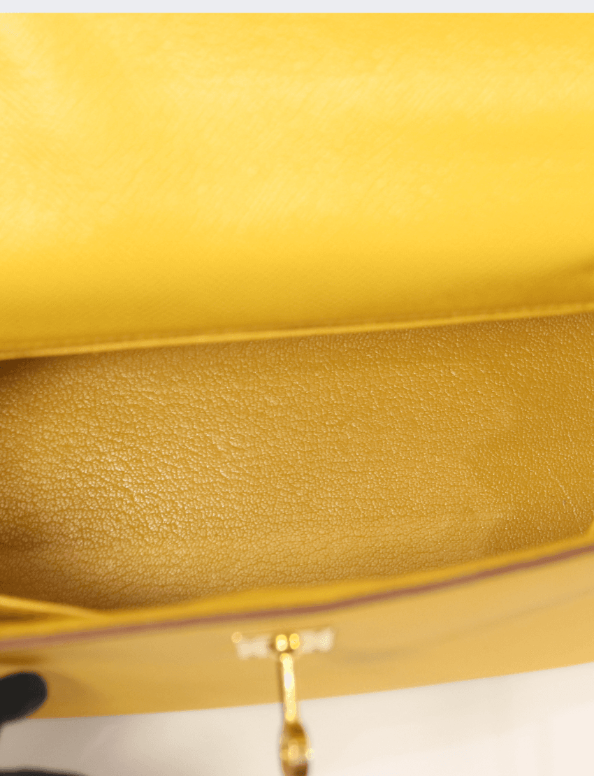 Hermes Kelly 25 Sellier Epsom Leather Gold Hardware