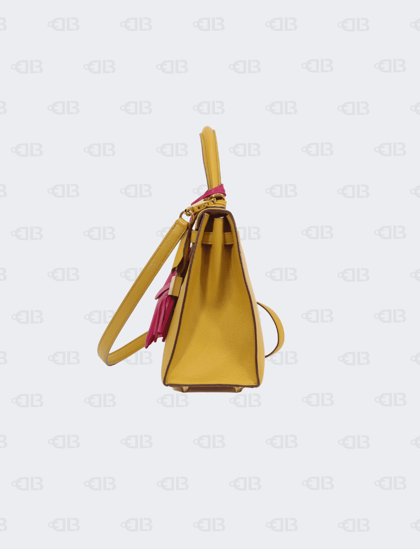 Hermes Kelly 25 Sellier Epsom Leather Gold Hardware