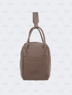 Hermes Lindy 30 Etoupe Color Clemence Leather Palladium Hardware