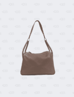 Hermes Lindy 30 Etoupe Color Clemence Leather Palladium Hardware