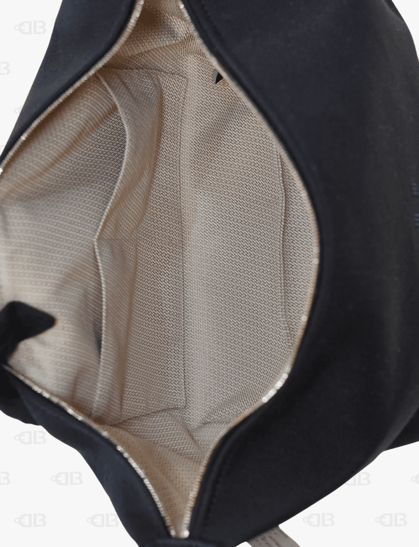 Hermès Toile Bride-A-Brac Large Travel Case Black