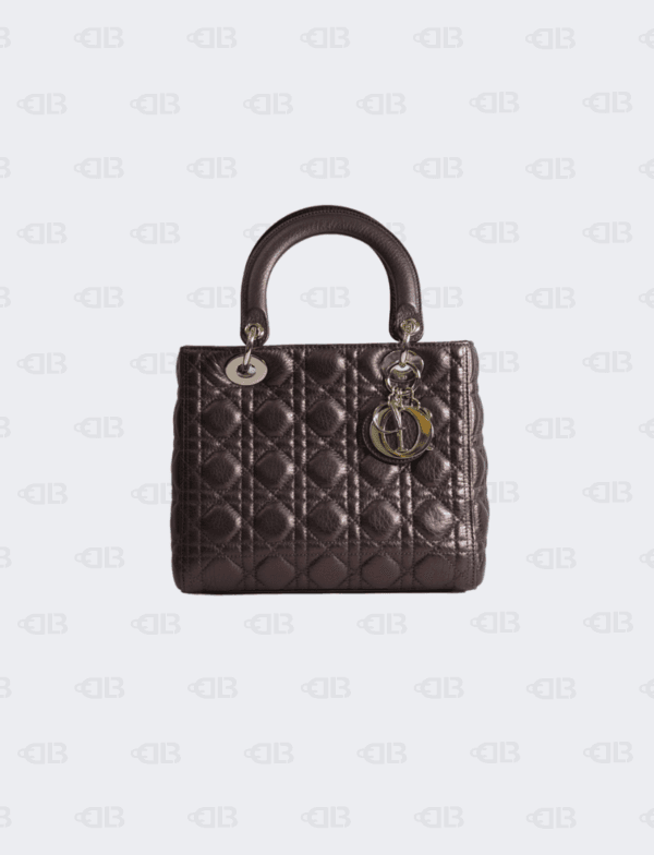Lady Dior Medium Chocolate Brown