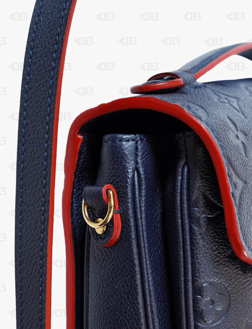 Louis Vuitton Empreinte Pochette Metis Marine Rouge