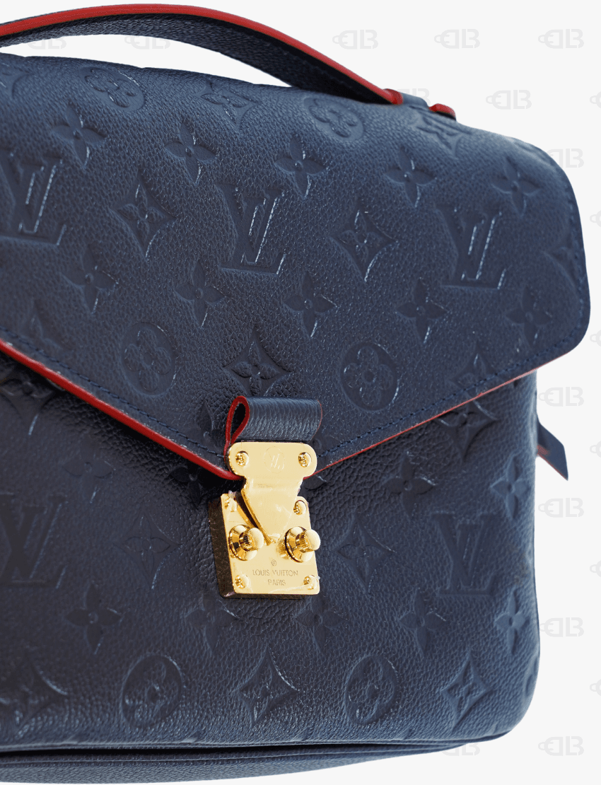 Louis Vuitton Empreinte Pochette Metis Marine Rouge