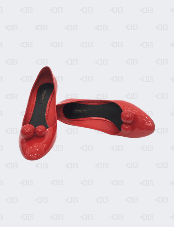Louis Vuitton Red Patent Leather Betty Pumps