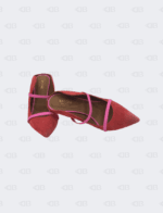 Malone Souliers Red/Pink Suede and Leather Maureen Mules